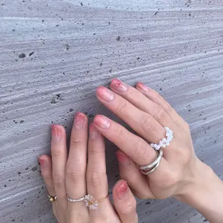 ネイル 𓂃toi. 儚げnuanceのネイルデザイン