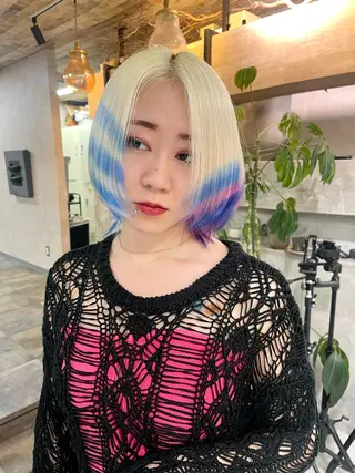 ミディアム カラー 💍絶対に可愛く💍 履歴修正SAKI🐰のヘアスタイル