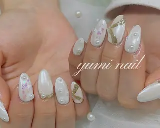ネイル 𝐲𝐮𝐦𝐢🎀 長さ出しデザイン専門のネイルデザイン
