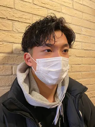 メンズ メンズパーマ いしだ りょうのヘアスタイル