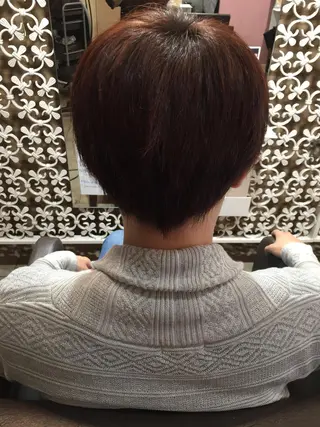 ショート カラー メンズ 髪質改善/痛ませ ないカラー/西村航大のヘアスタイル