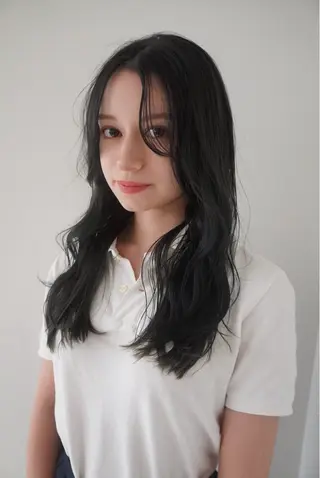 ロング 小顔レイヤー×コンパ クトボブ/林隆平のヘアスタイル