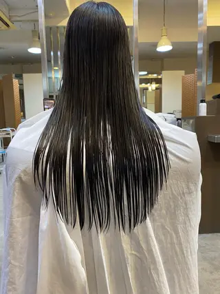 ロング カラー ヘアアレンジ マツエク・マツパ XENA表参道 MIKUのヘアスタイル