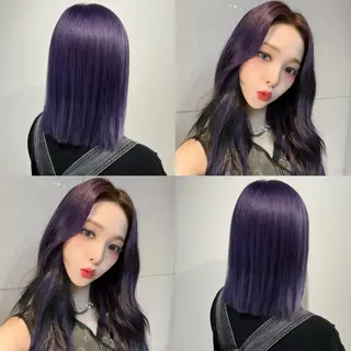 セミロング カラー 森谷 大河のヘアスタイル