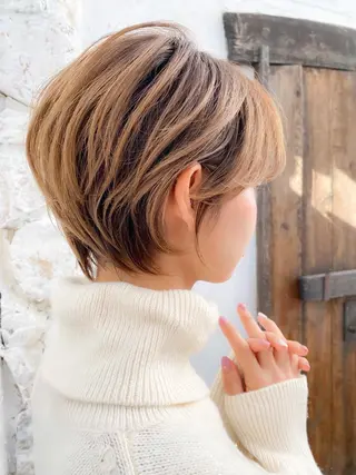 ショート 🇰🇷韓国レイヤー 錦糸町【北山謙三】のヘアスタイル