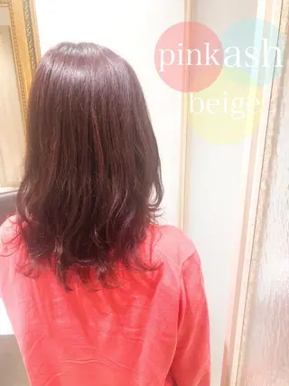 ミディアム カラー パーマ 艶髪/韓国レイヤー イノウエヒロキのヘアスタイル