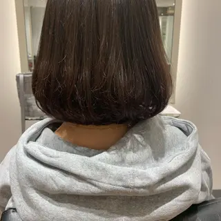 ミディアム パーマ ショートカット🧸 ごとうさなのヘアスタイル