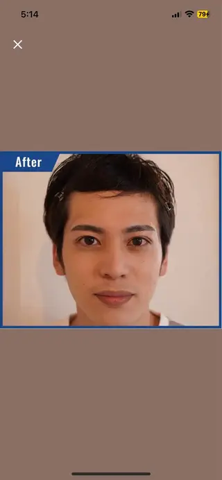 アイブロウ プラスエイト新宿店所属・メンズアイブロウ 山野の眉毛・アイブロウイメージ