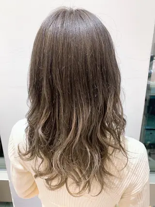 セミロング カラー 🦖鶴岡香純🦖 育休中のヘアスタイル