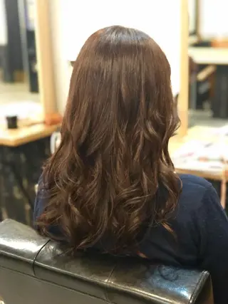 ロング カラー 美髪矯正 🌈髪質改善 山下のヘアスタイル