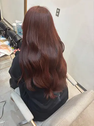 ロング カラー 藤野 慶太のヘアスタイル