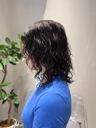 ミディアム パーマ Lyuck ⋆✦ HIROMIのヘアスタイル