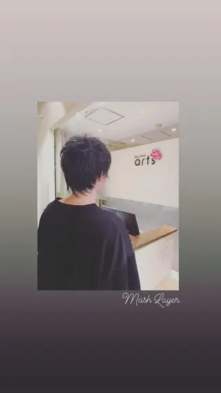 ショート メンズ ハイライト/インナー /ブリーチ/レイヤーのヘアスタイル