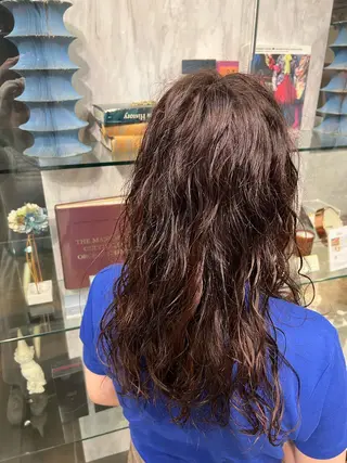 ロング パーマ ROBBY所属・松井美樹/似合わせ ガーリー・韓国のヘアスタイル