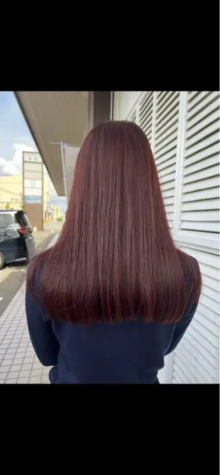 ロング カラー エアービジュー所属・宮越 えこのヘアスタイル