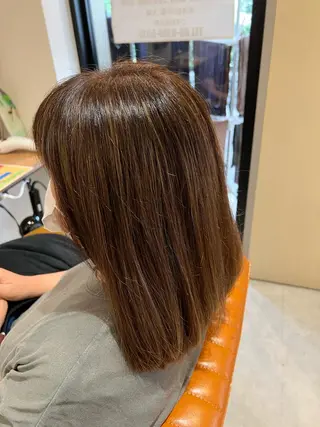 ミディアム カラー Love&Hair Breit/店長下川のヘアスタイル