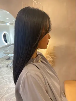 セミロング LUVISM りきカットモデル募集のヘアスタイル