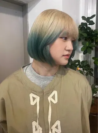 カラー ness 一花のヘアスタイル