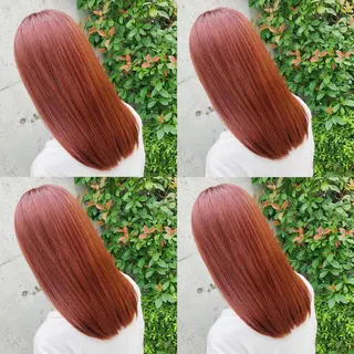 ロング カラー ヘアアレンジ メンズ キッズ 💟Chloe原宿店 🩶ハイトーンのヘアスタイル