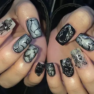 ネイル kana/モード ・グランジ໒꒱のネイルデザイン