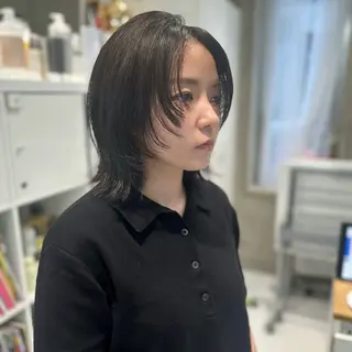 ミディアム 山崎結菜 🫧透明感カラーのヘアスタイル