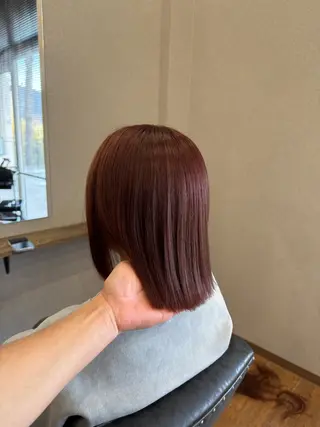 ミディアム カラー clocca所属・鵜飼 真伍のヘアスタイル