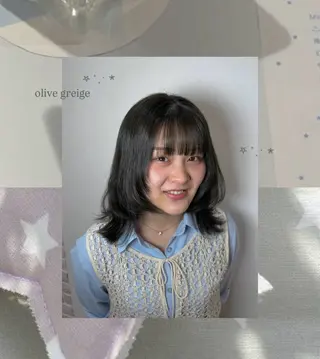 ミディアム カラー elto所属・ひ な た⌇ elto 四条烏丸のヘアスタイル