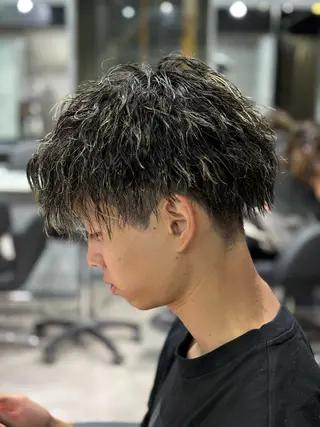 ショート パーマ メンズ men's salonAno所属・メンズサロンAno. YUKIのヘアスタイル