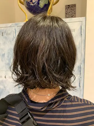 ショート パーマ 髪質改善/縮毛矯正 ツヤ髪🩷さつきのヘアスタイル