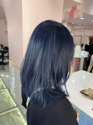 ミディアム カラー ヘアアレンジ SALOWIN横浜所属・𓍯韓国style/ 髪質改善𓍯中村和希のヘアスタイル