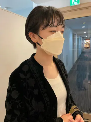 ショート 大迫 江梨のヘアスタイル