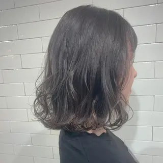 ミディアム カラー ヘアアレンジ 🦋レイヤーカット ミドリカワ🦋のヘアスタイル