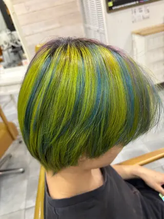 カラー メンズ ❄️中野侑香❄️ ハイライト/ブリーチのヘアスタイル