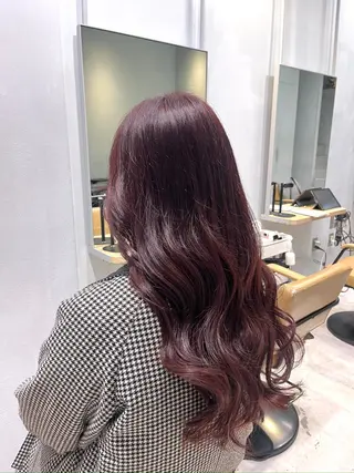 セミロング カラー FILMS 田町・芝浦所属・長谷川 ななこのヘアスタイル