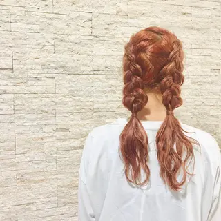 ロング ヘアアレンジ レイヤー/ハイトーン 🫧‪Erikaのヘアスタイル