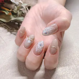 ネイル 小川 玲奈のネイルデザイン