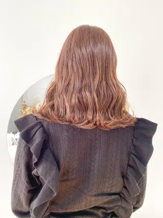 ミディアム カラー ヘアアレンジ ume所属・ひなの .のその他イメージ