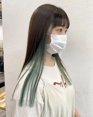 ロング カラー ブリーチダブルカラー 【koide】のヘアスタイル