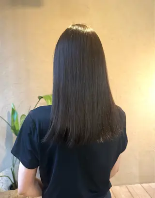 セミロング うる艶/髪質改善/ 透明感カラー/toaのヘアスタイル