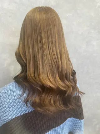 ロング Cielro【 シェイロ 】所属・Cielro/ダブル カラー/西田咲希のヘアスタイル