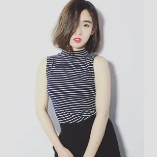 ミディアム カラー 永田 崇のヘアスタイル