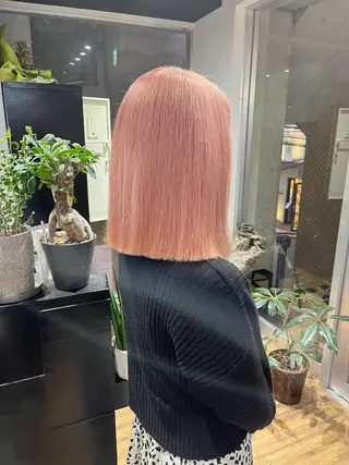 ミディアム ハイトーンNo.1✨ パーマ✨イマイタツヤのヘアスタイル