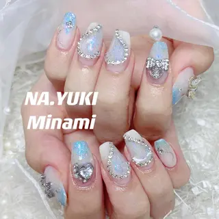 ネイル カラー パーマ ヘアアレンジ メンズ キッズ マツエク・マツパ アイブロウ セミロング YUKI 💗 渋谷店のネイルデザイン