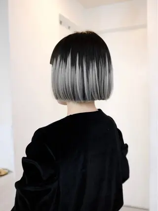 ショート カラー ヘアアレンジ 🦠デザインカラー/ 魚瀬あおい🦠のヘアスタイル