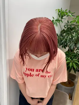 ショート カラー 艶カラー 🤍🫧/makoのヘアスタイル