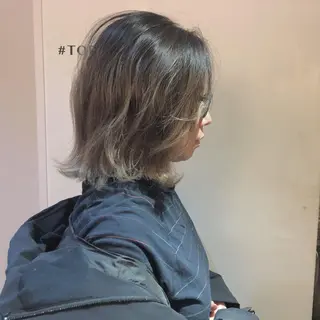 ミディアム 🌸ハイトーン 新田 廉 🌸のヘアスタイル