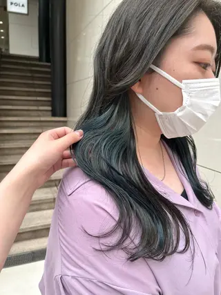 ロング カラー くさかみさき🌼暖色 /耳つぼ/オタク🌼のヘアスタイル