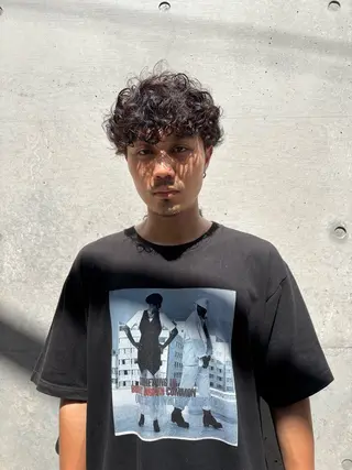 ミディアム メンズ メンズスタイリスト リュウジのヘアスタイル