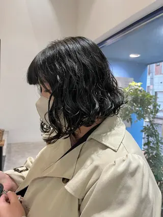 ミディアム 山本 佳奈のヘアスタイル