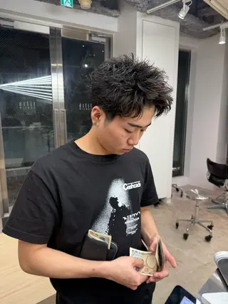 ショート fifth天神大名メンズサロン(フィフス)所属・fifth天神パーマ 特化/大田宗一朗のヘアスタイル